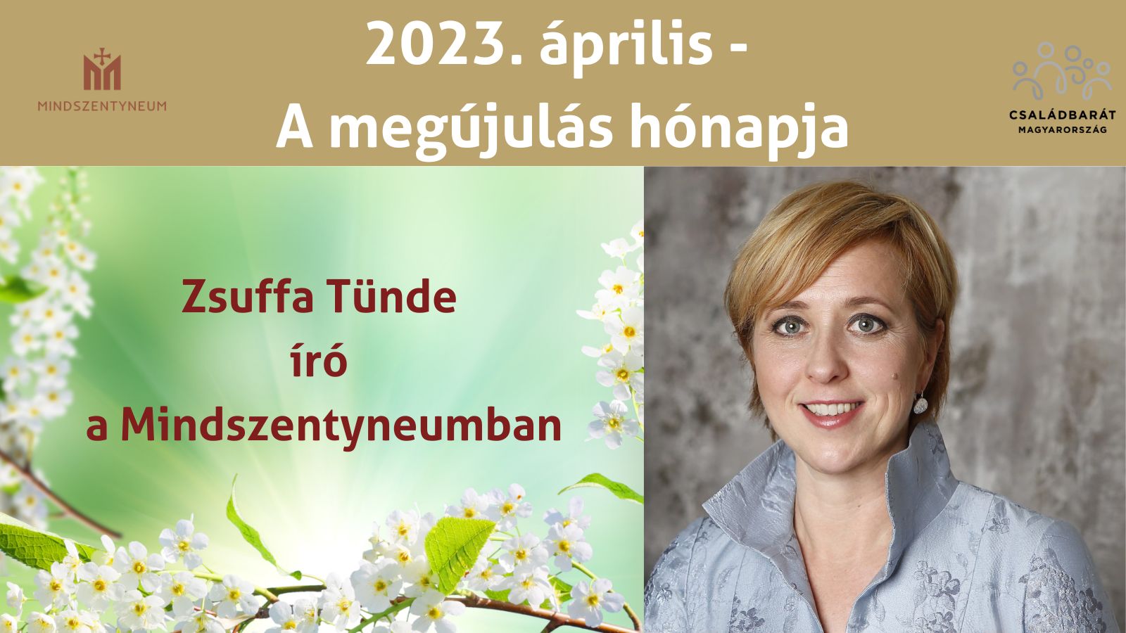 Zsuffa Tünde író előadása a Mindszentyneumban